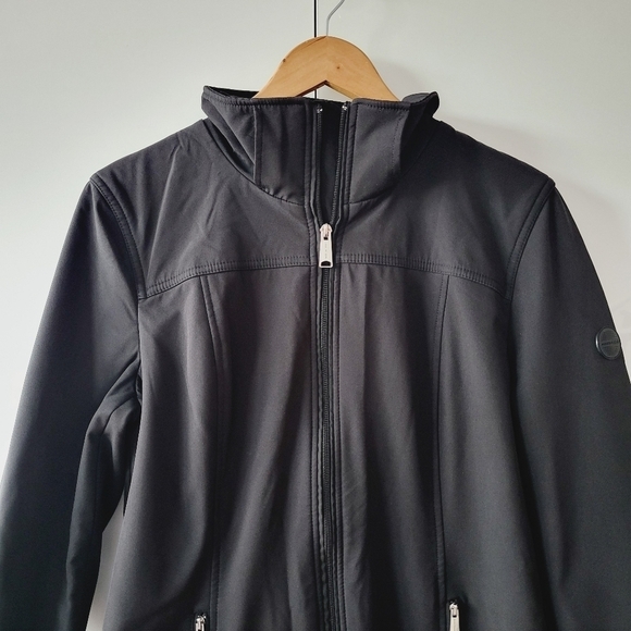 Andrew Marc Black Soft Shell Jacket - Picture 3 of 12